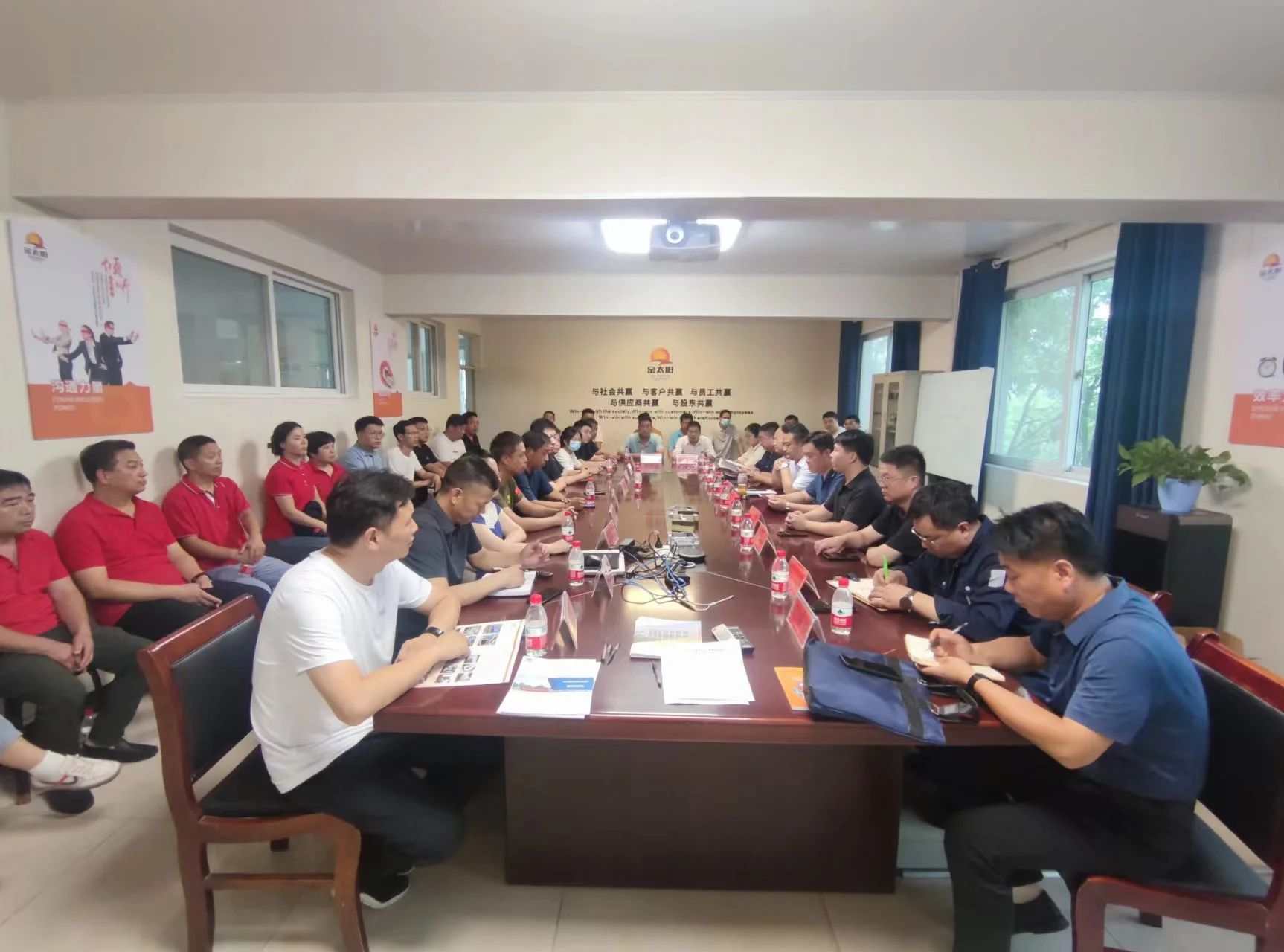 延津縣2023年工貿(mào)企業(yè)防汛應(yīng)急演練在我司舉行！